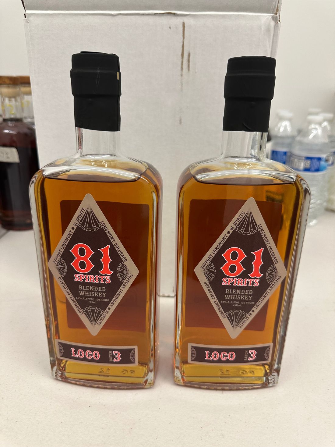 2 bottle bundle 81 Spirits Low Rye Bourbon