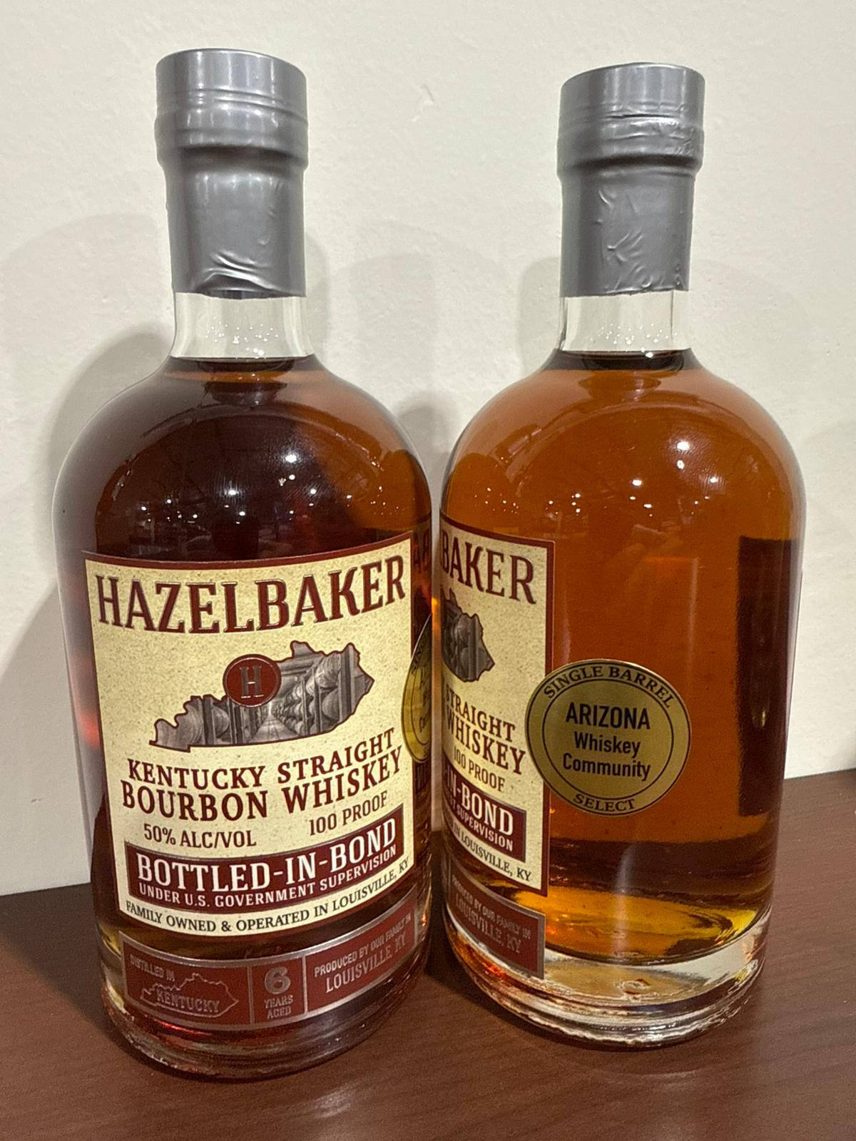 2 Bottle AWC Barrelheads Hazelbaker BIB Single Barrel
